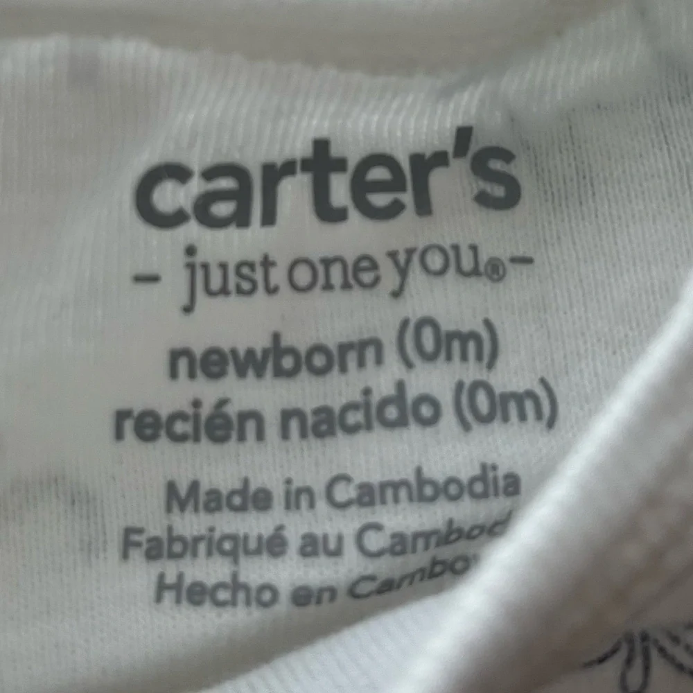 Just One You by Carters • Newborn 3 Pack Baby Onesies